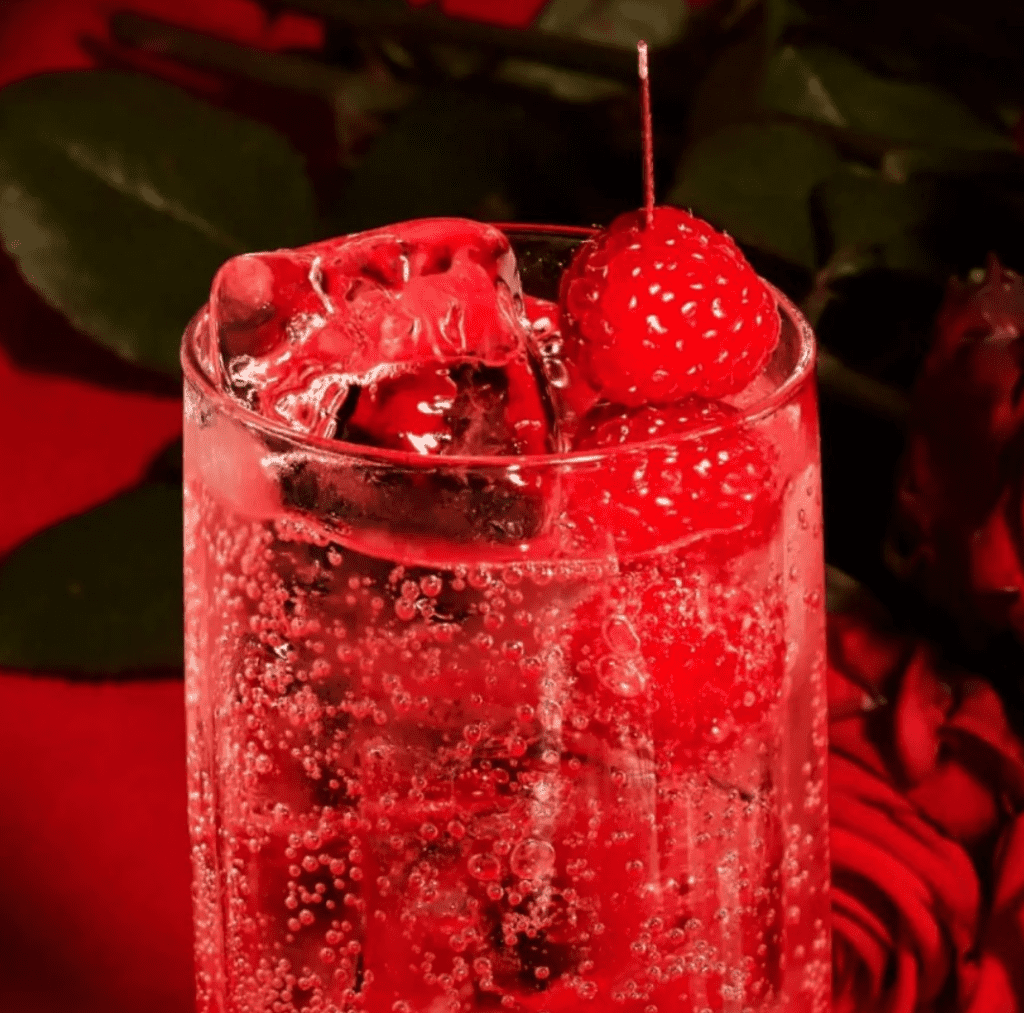 drink de verão rosé highball